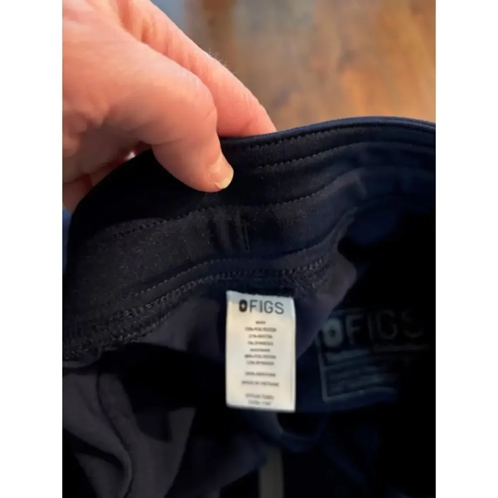 Figs Scrub Pants Mens 2XL Navy Blue Medical Drawstring Straight Leg XXL